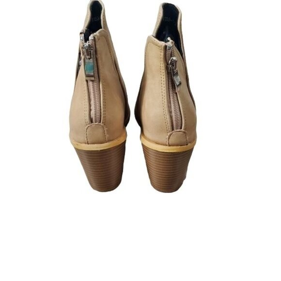 Tan pointy toe ankle coastal cowgirl boot new! - Picture 3 of 7